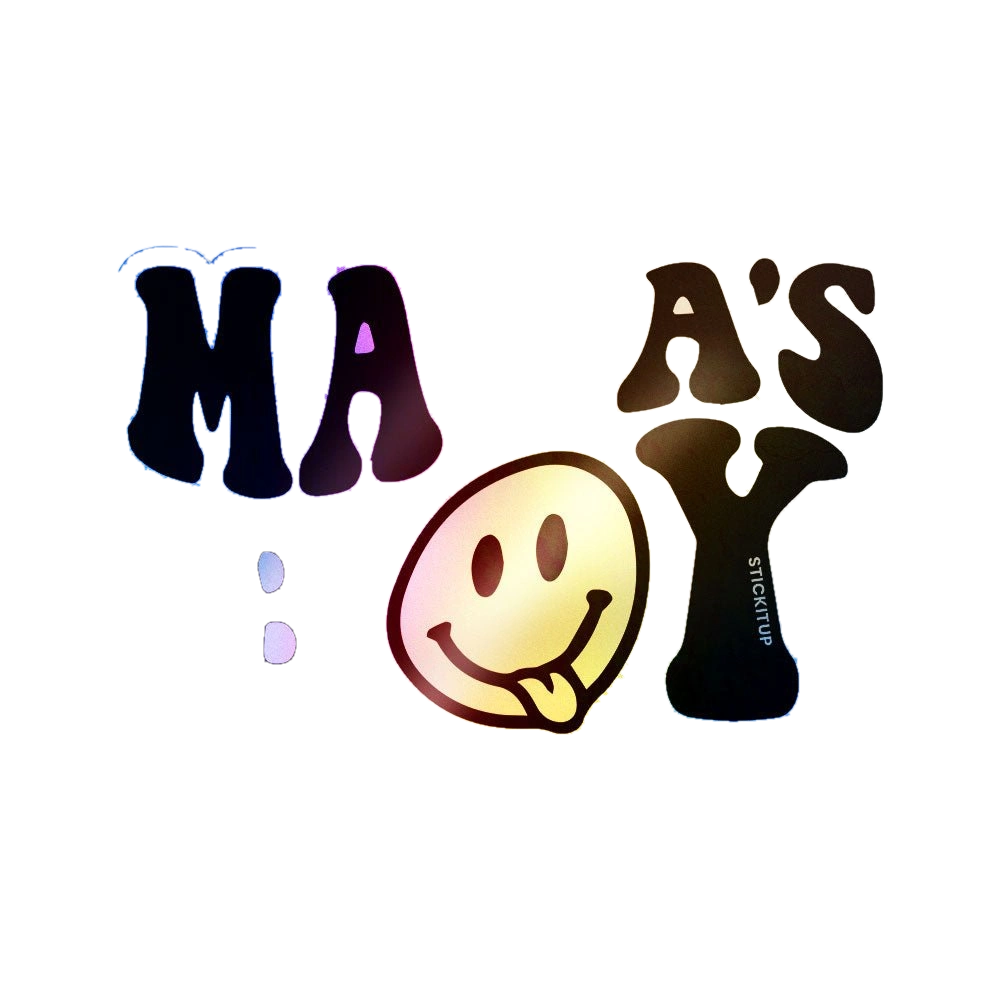 Mamas Boy Sticker Holographic Stickers
